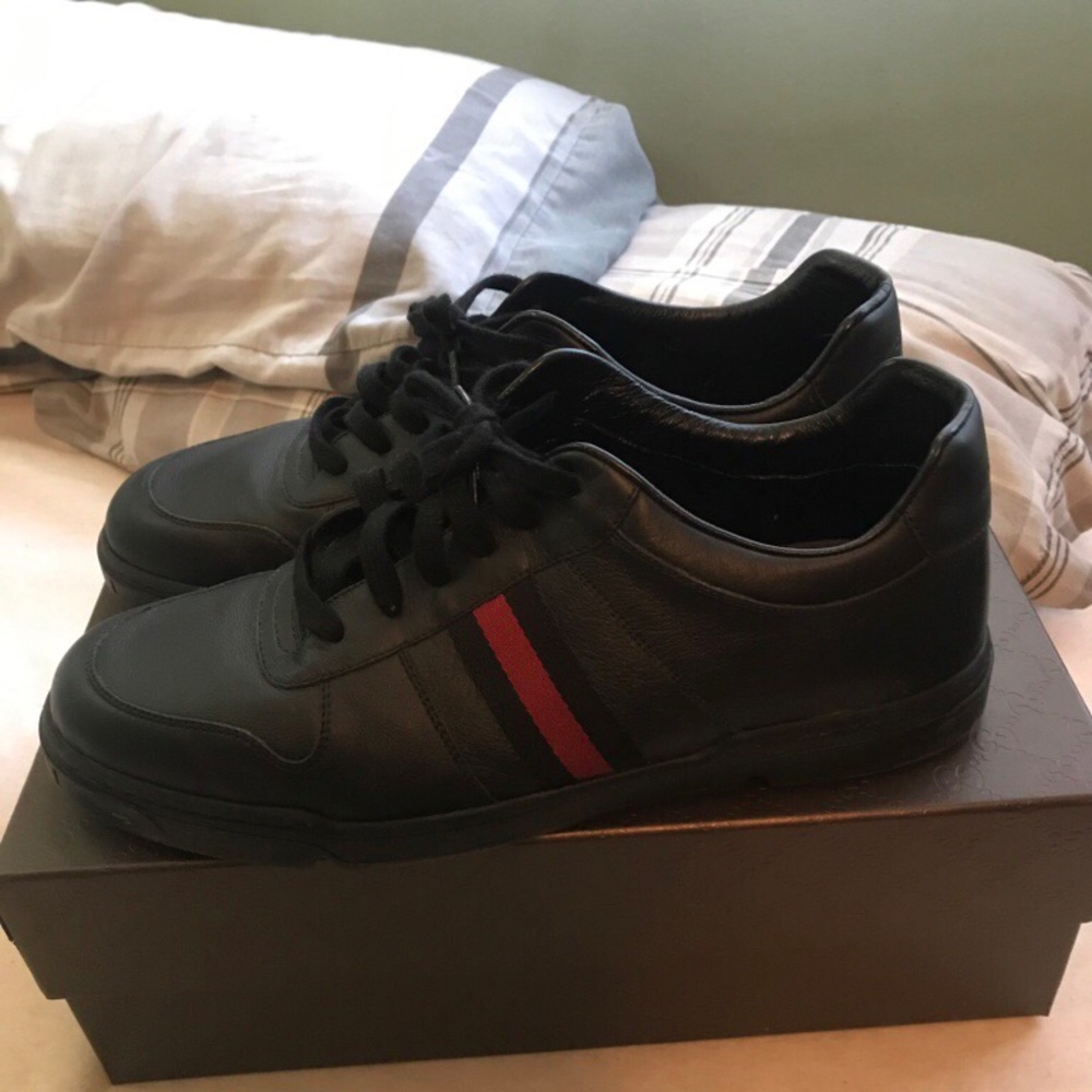 Black Gucci shoes